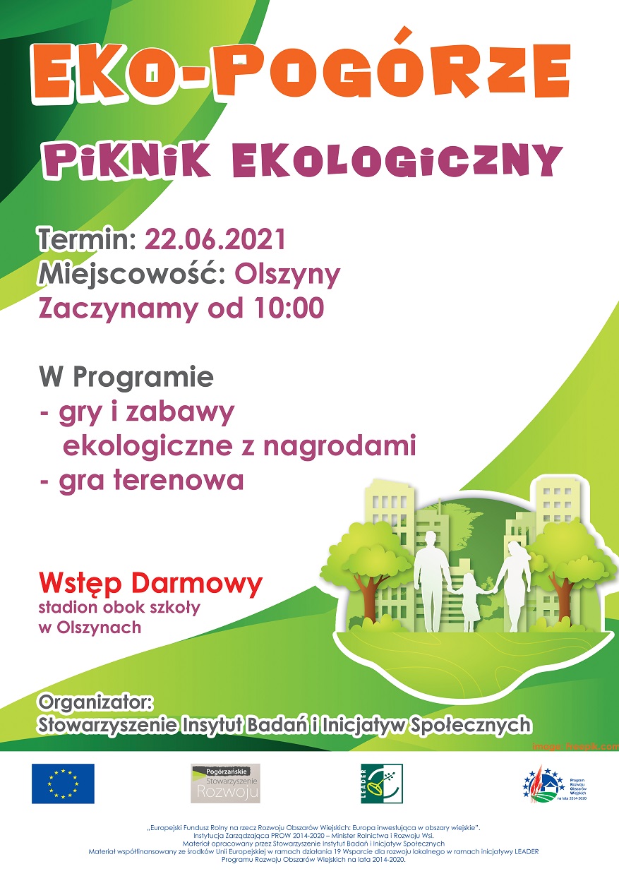 Zaproszenie na piknik ekologiczny – EkoPogórze – Olszyny – 22.06.2021