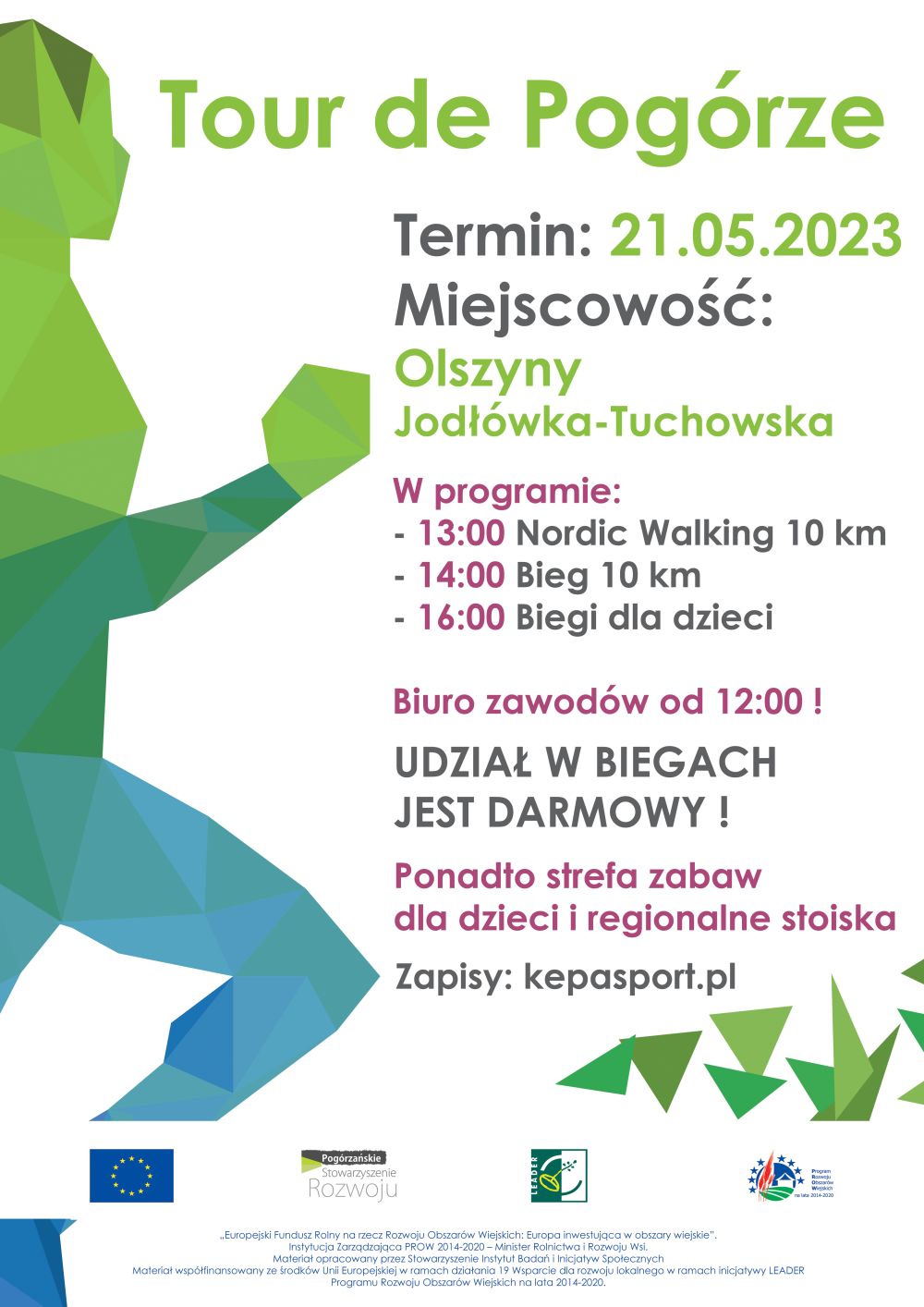 Zaproszenie: Tour de Pogórze – Olszyny-Jodłówka Tuchowska – 21 maja 2023