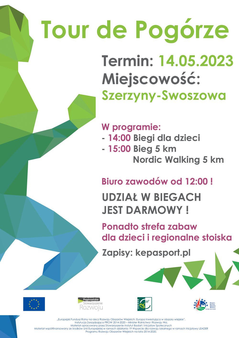 Zaproszenie: Tour de Pogórze – Swoszowa – 14 maja 2023